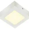 Plafoniera/lpda a muro LED SLV SENSER 12 SQUARE 8.2W 480lm 3000K 115×115×35mm bi 