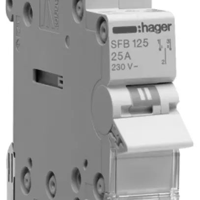 Inverseur AMD Hager SFB 16A 230V 0 fermeur 0 ouvreur 1 inverseur 1UM 