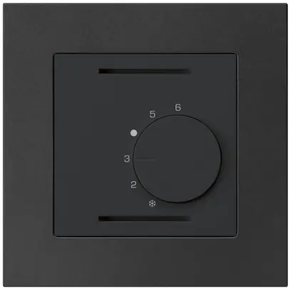 Termostato ambiente INC kallysto.pro nero senza interruttore 