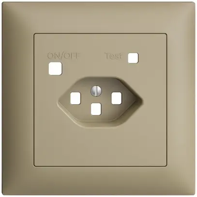 Kit frontale EDIZIOdue per presa FI FMI, T23, sand 