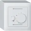 Thermostat AP Hager kallysto, avec interrupteur chauffage/refroidissement, blanc 