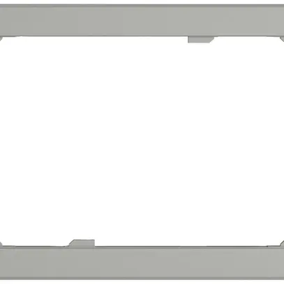 Piastra frontale EDIZIO.liv SNAPFIX® per KNX-Panel 7" 120×180 mm grc 
