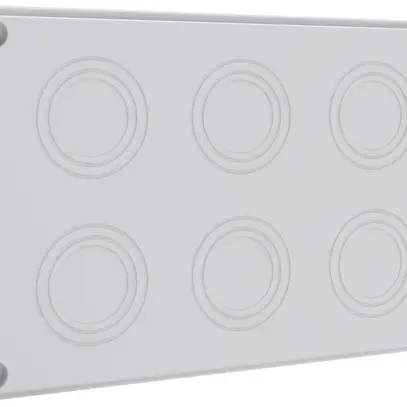 Plaque d'entrée de câble Schneider Electric Prisma XS 6×M50/40/32 