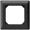 Telaio di copertura INC kallysto.line 1×1 nero 92×92mm 