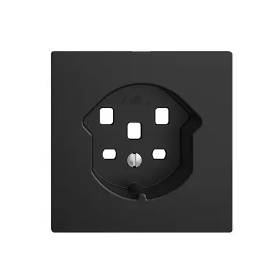 Placca frontale EDIZIOdue 25 nero 