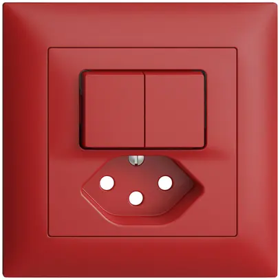 Kit frontale EDIZIOdue berry 88×88mm T13 