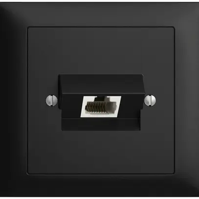 Prise INC 1×RJ45/u 8P ITplus EDIZIOdue noir 