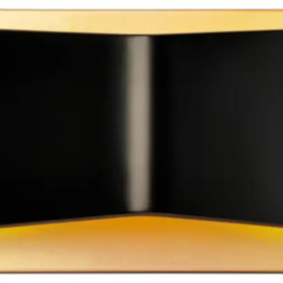 Applique LED SLV BIG CARISO 2, 2×9W 600lm 2700K IP20 noir/messing 