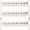 Carte de marquage WAGO 1…10 blanc 