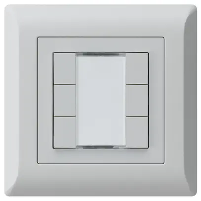 UP-Taster kallysto.line KNX 6×s/e-link hellgrau 