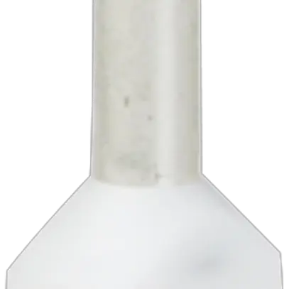 Embout de câble jumelé isolé 2×0.75mm²/8mm blanc 