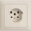 Prise INC EDIZIOdue T25 16A crema, avec bornes enf. 