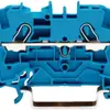 Borne de passage WAGO TopJob-S 4mm² 2L bleu série 2004 