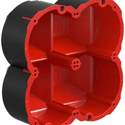 Boîte pour paroi creuse AGRO 2×2 Quickbox Maxi Ø83mm EI30-EI90 