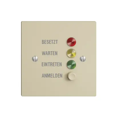 Stazione da porta EDIZIOdue per segnale di chiam. vanille 