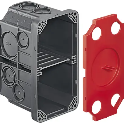 UP-Einlasskasten HSB Vario, für Beton, Leichtbau, 2×1, 130×70×70 mm 