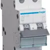 Disgiuntore Hager MCB quickconnect 2P 1 230V tipo C 16A Icn 6kA Icu 10kA 2UM 