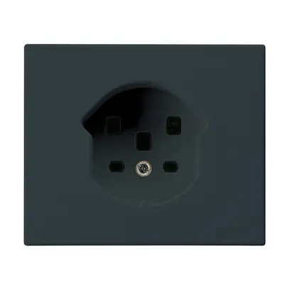 Prise FLF HA type 25 avec bornes enfichables avec ressort à cran d'arrêt noir 