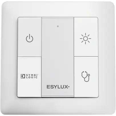 Pulsante INC ESYLUX DALI, 4-volte, per scene di luce in stanza pazienti 