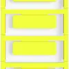 Marqueur d'appareil Weidmüller MultiCard CC auto-adhésive 15×49mm PA66 jaune 