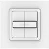 Interrupteur pour stores ENC Somfy Smoove Uno VB, avec cadre Pure, blanc 