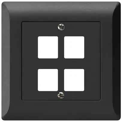 Kit frontal ENC HMS kallysto.line pour 4 modules noir 