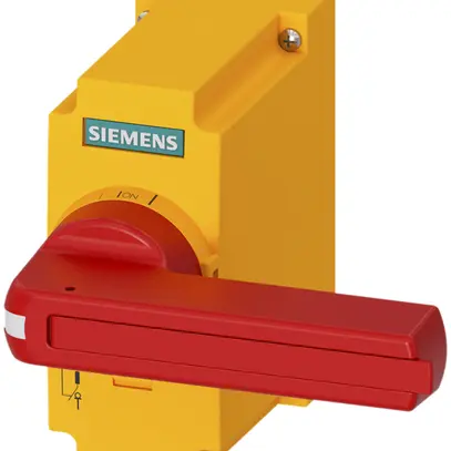 Direktantrieb Siemens SENTRON für 3KF BG2, abschliessbar, rot/gelb 