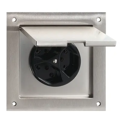 Prise INC FH 3×T13 grd.III laiton nick. 