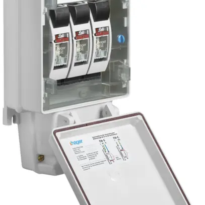 Hausanschlusskasten weber.hse160 160A ein Prismen ab Briden A8 EER51+FEM4 Cu/Al 