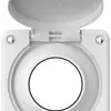 Oberteil robusto für Steckdose IP55 mit Runddichtung weiss 