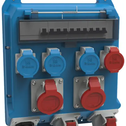 Distributore di corrente Bals EVKB 73/63A 3×T23 1×T25 2×CEE16 2×CEE32 1×FI 3×LS 