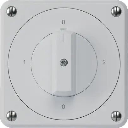UP-Drehschalter robusto IP55 S2/1P grau für Kombination 
