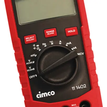 Multimetro digitale CIMCO 310 TRMS con borsa 