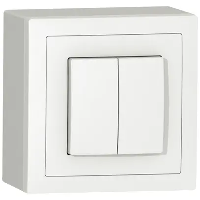 Interruttore AP SIDUS A1/3 +3/1L bianco 