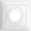 Kit frontal EDIZIOdue 0-1-0-1 88×88mm blanc pour interrupteur à clé 
