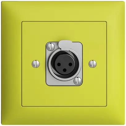 Kit de montage ENC EDIZIOdue XLR 3L P lemon 