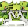 Schutzleiterklemme WAGO TOPJOB-S 4mm² 2L grün/gelb Serie 2204 