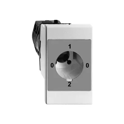 Interrupteur rotatif INC FH 2/1L blanc pour serrure de sûr. sans cyl. 