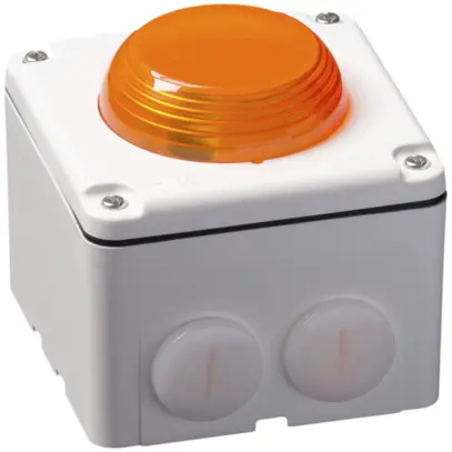 Lampada flash Hugentobler tipo 18 NAP 230VAC giallo 