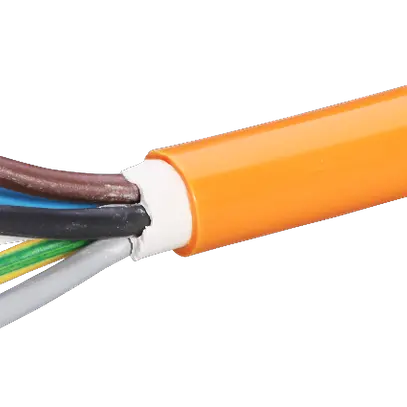 Cavo PUR 5×4mm² 3LNPE arancione Una lunghezza