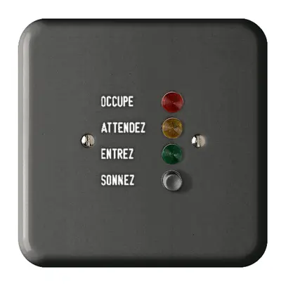 Station de porte ENC français FH 12VAC noir 