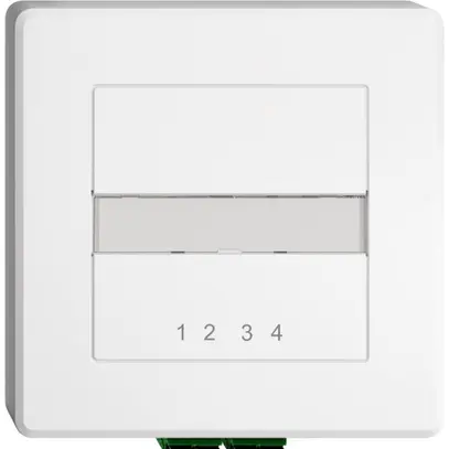 Prise FTTH FH OSD 4, 2 pièces centrales LC APC, blanc 
