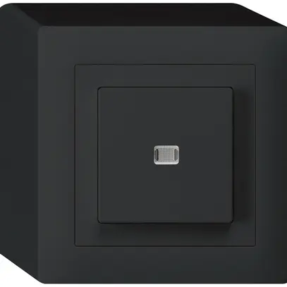 Pulsante luminoso AP kallysto AR/1L nero 
