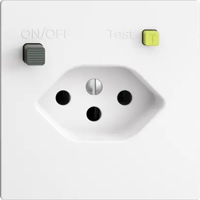 Prise ENC EDIZIOdue T13 FI 30mA F, blanc 