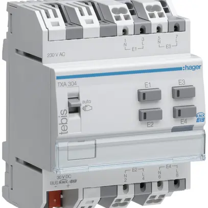 Entrata binaria AMD KNX Hager quadruplo 