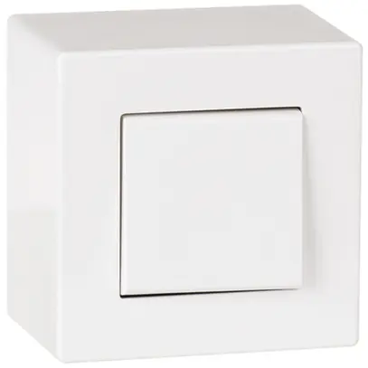 Contatto a bilico AP ATO 1L 6A 250V bianco grd.I 