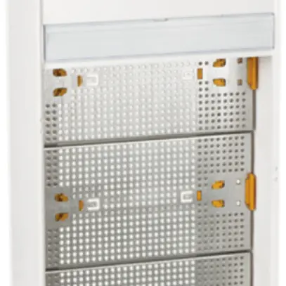 Armadio di distribuzione AP media Legrand 4-file, 18 UM bianco 