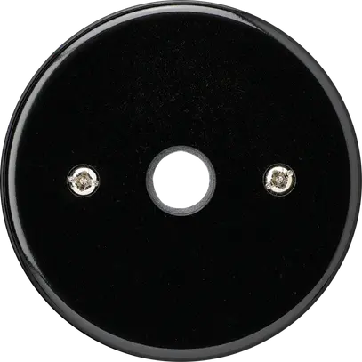 Einsatz zu UP-Durchgangsdose basico schwarz Ø9mm ohne Klemmeneinsatz 