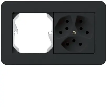 Combinaison ENC kallysto.trend grd.I-I horizontale vide+3×type 13 noir 