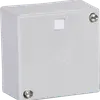 Scatola di derivazione AP Woertz vuota 95×95×51mm grigio chiaro 